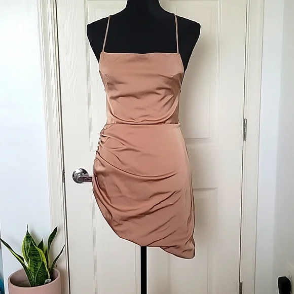 Princess Polly | Dresses | Princess Polly Asymmetrical Fitted Mini Dress  Size S